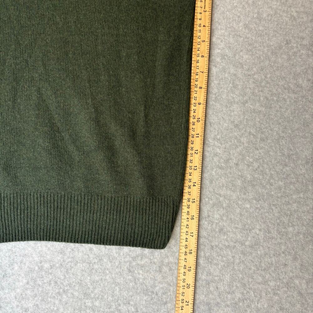 Lorenzo Magni Made In Italy Men's Green Wool Blend Sweater Pullover - Size XL - Picture 5 of 6
